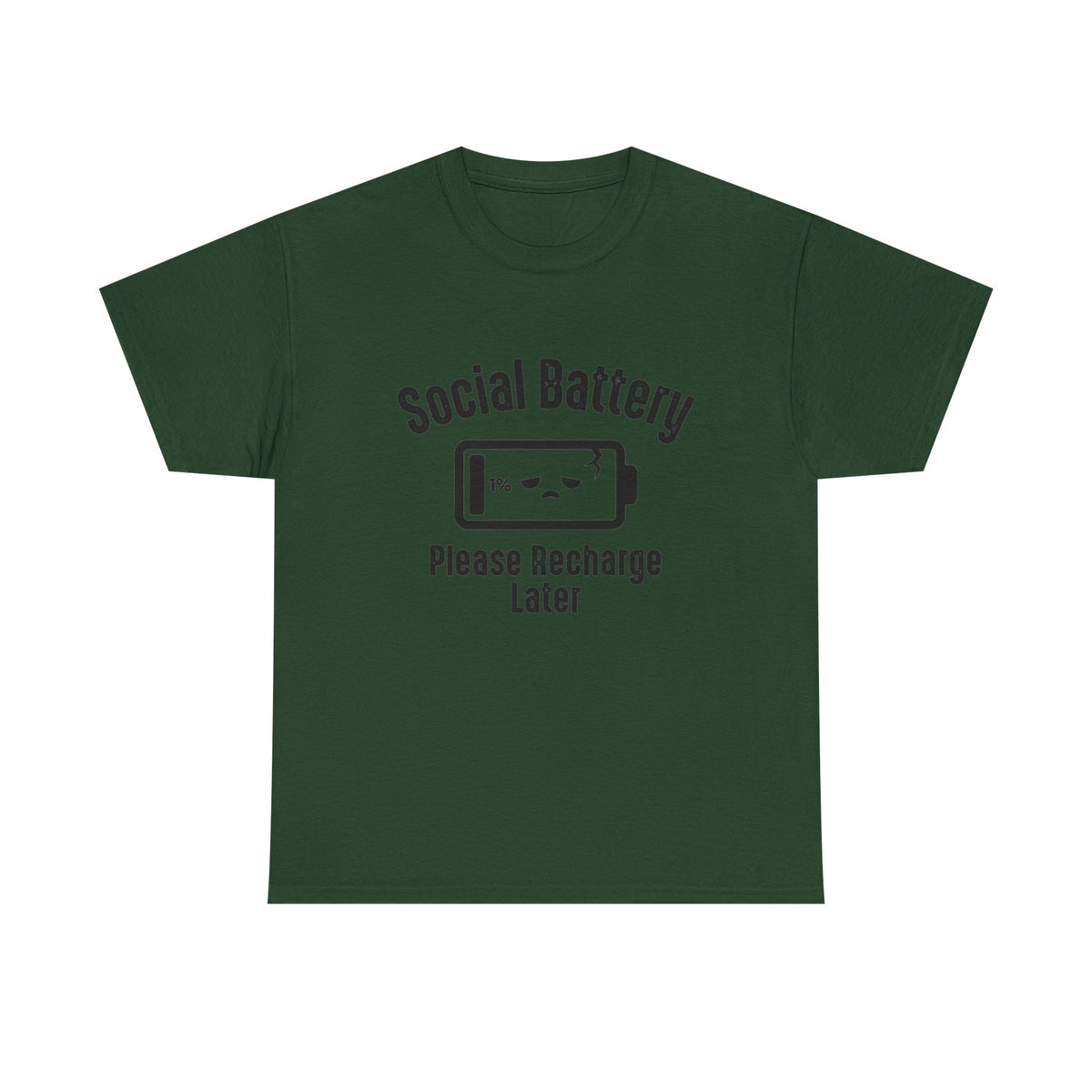Social Battery Funny Introvert Tee