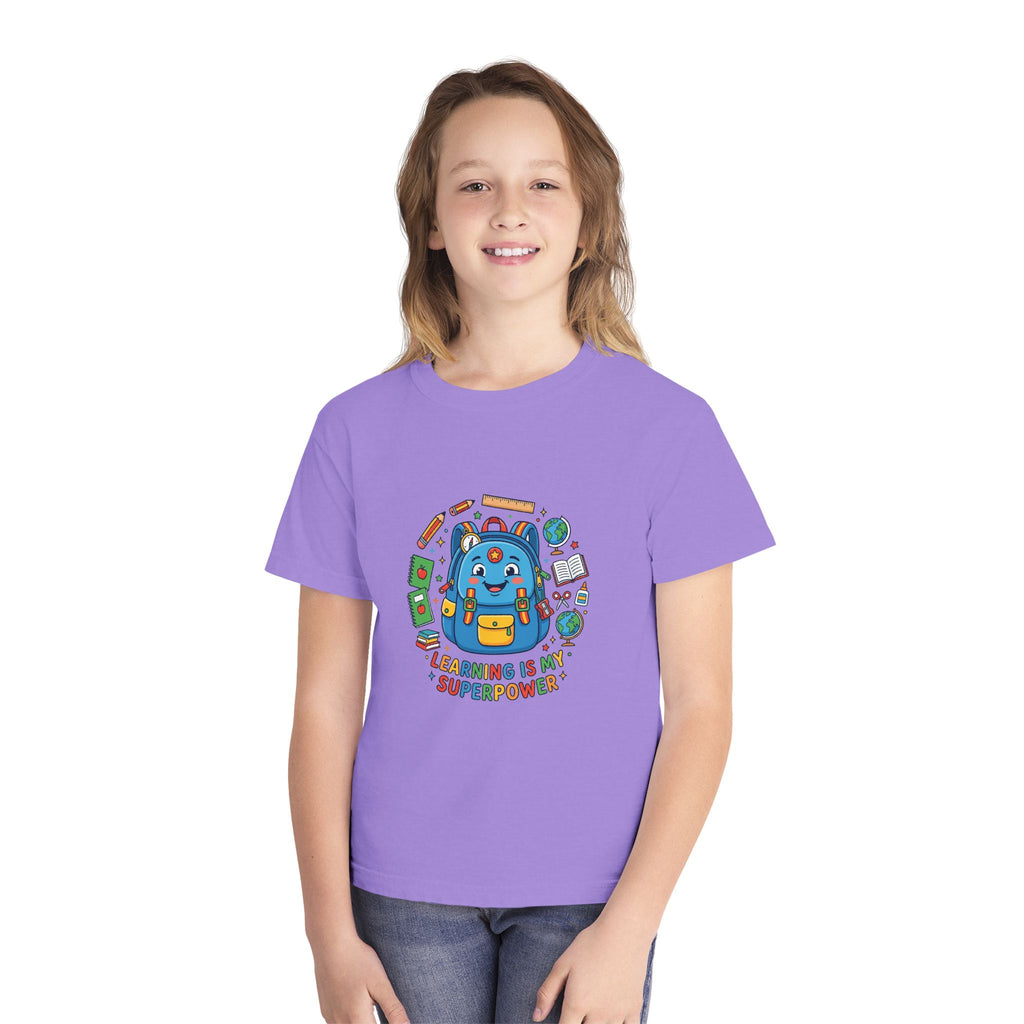 Learning Is My Superpower Kids Tee