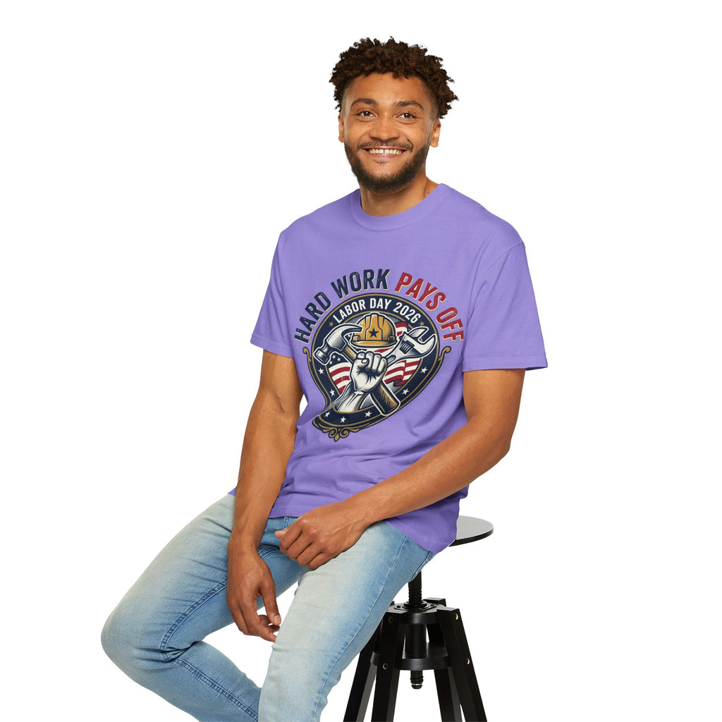 Labor Day 'Hard Work Pays Off' Graphic T-Shirt