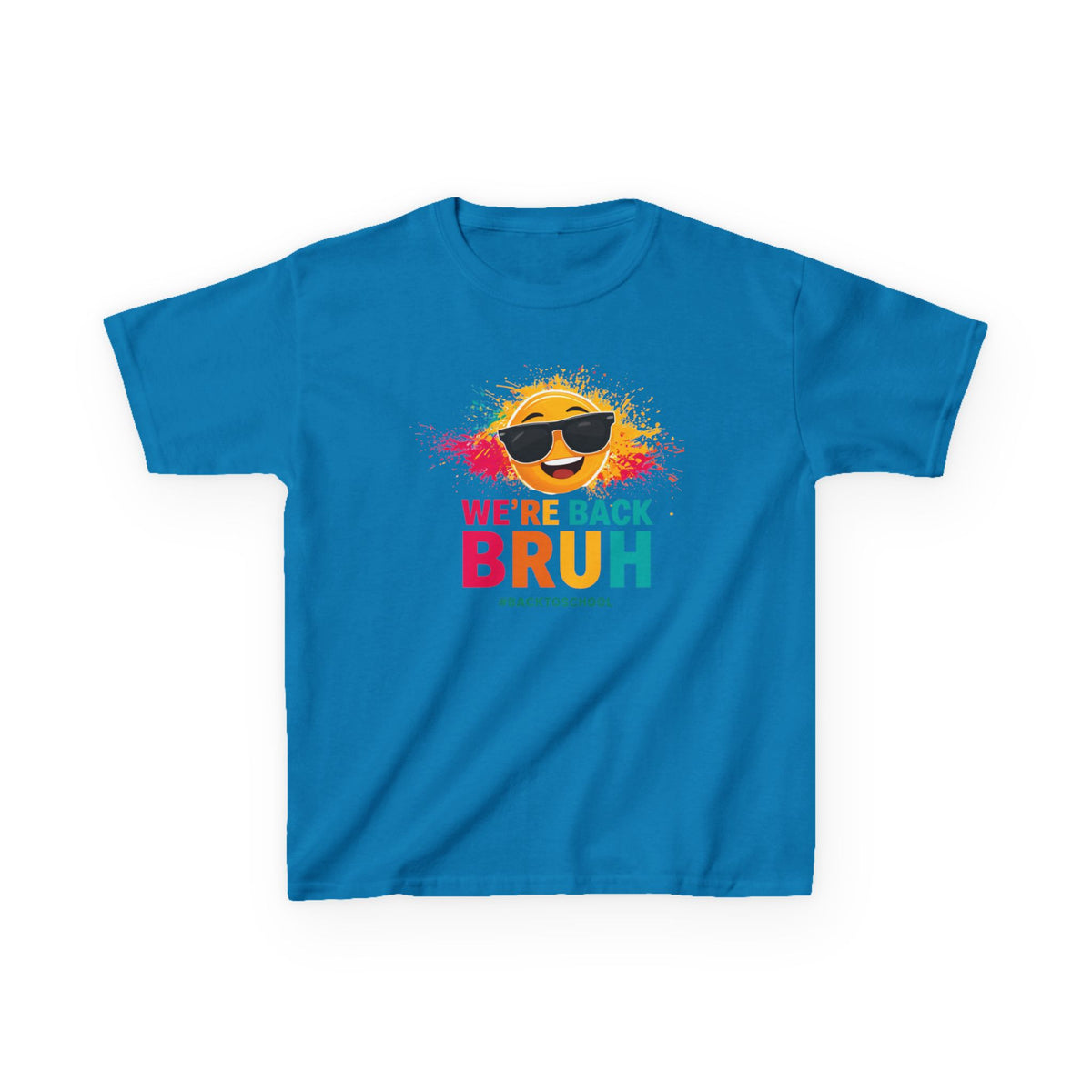 We're Back Bruh Sunglasses Kids Tee