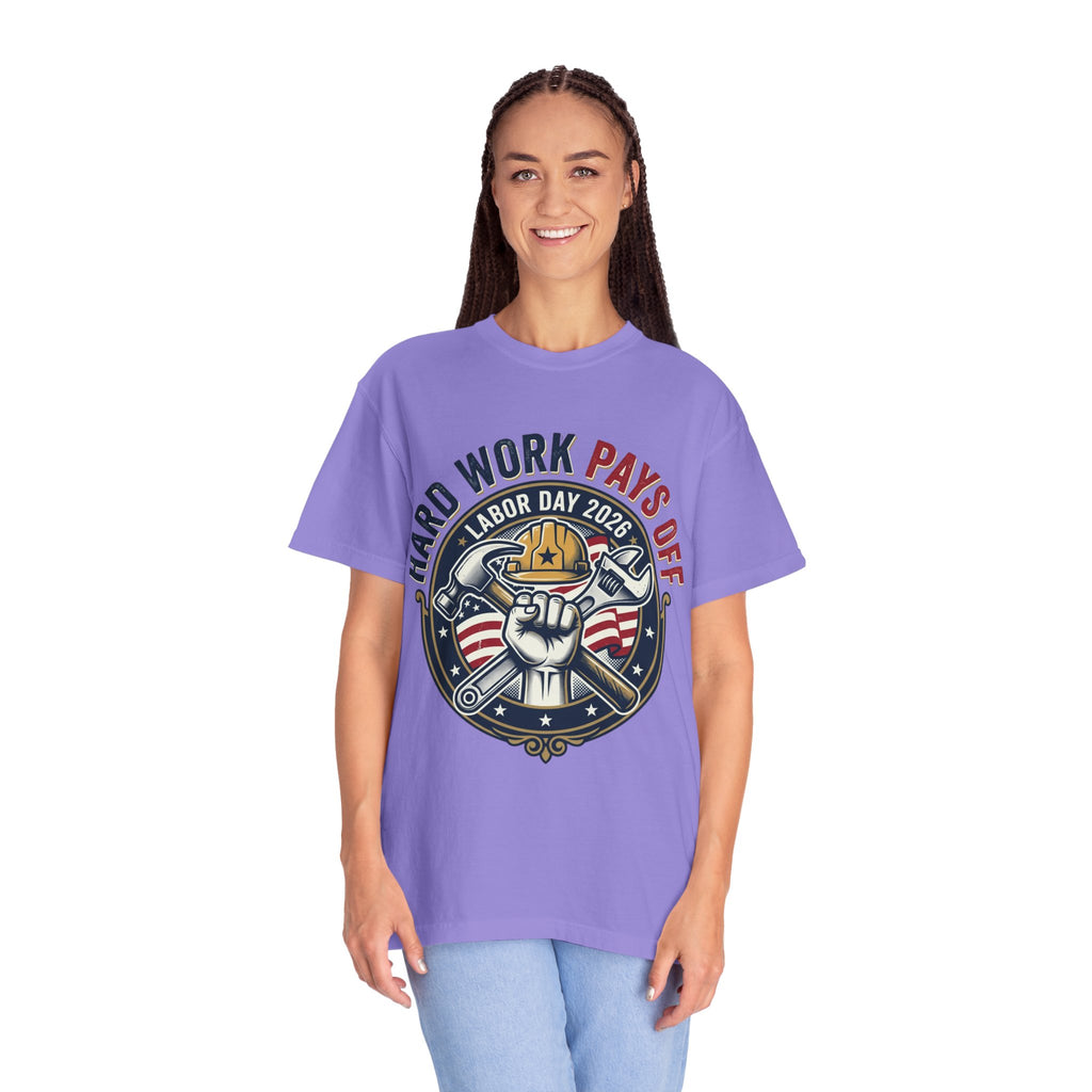 Labor Day 'Hard Work Pays Off' Graphic T-Shirt