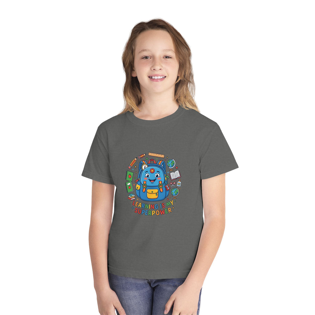 Learning Is My Superpower Kids Tee