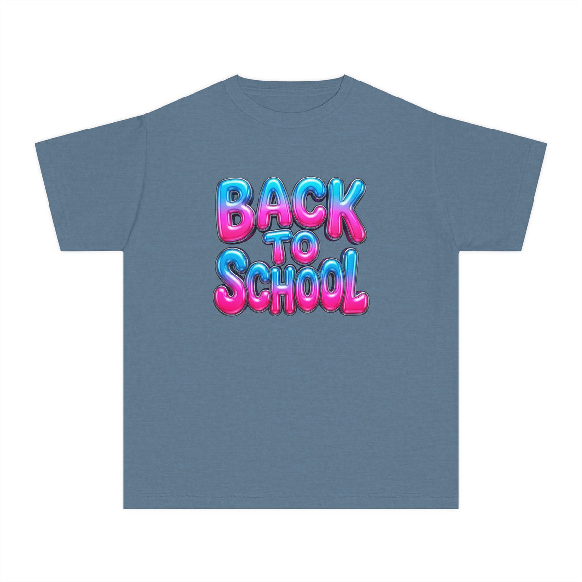 Bubble Letter Back to School Kids Tee