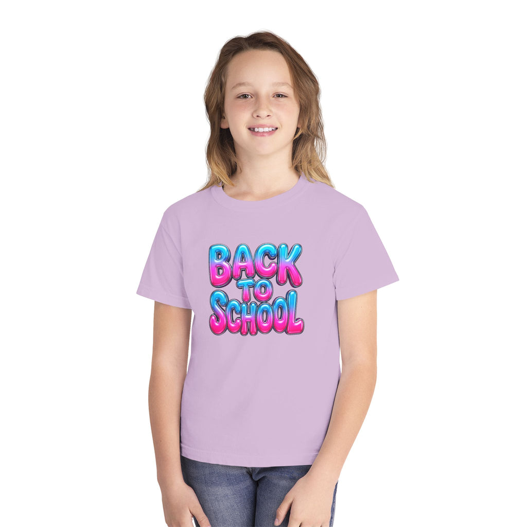 Bubble Letter Back to School Kids Tee