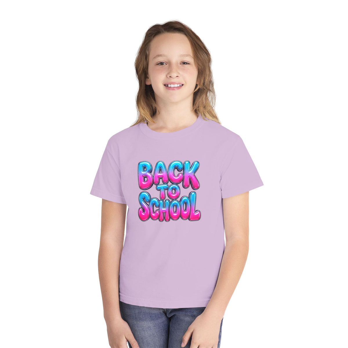Bubble Letter Back to School Kids Tee