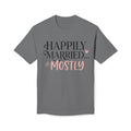 Happily Married Unisex Midweight T-shirt, Made in US
