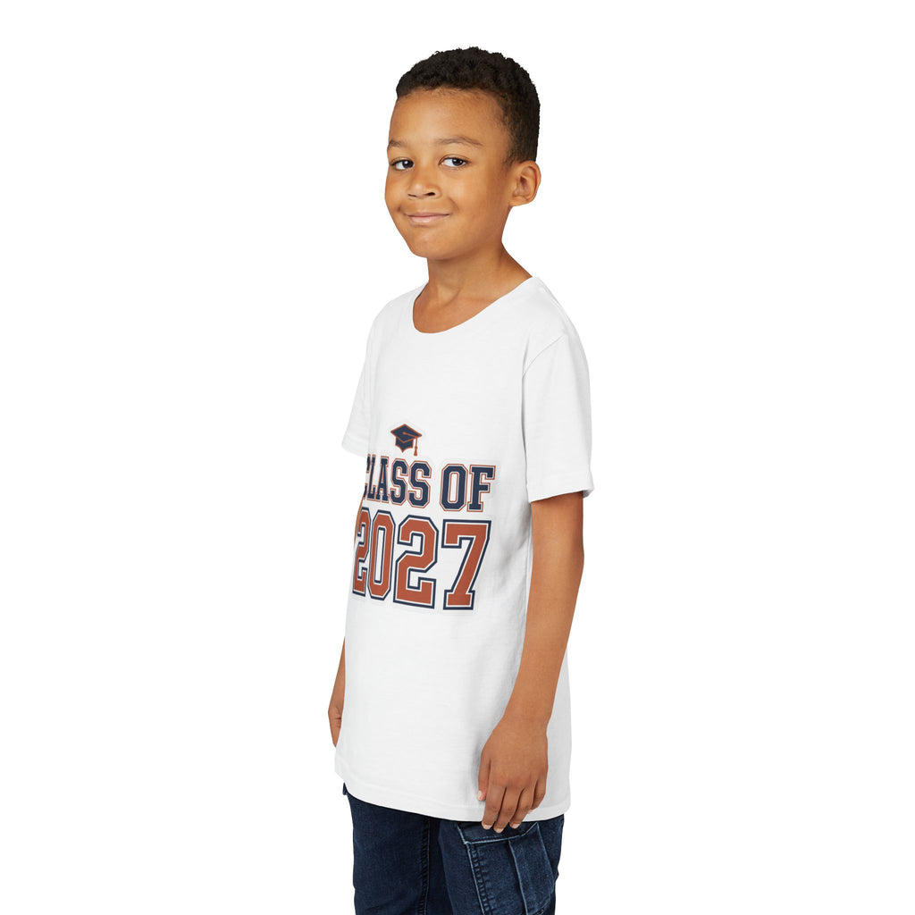 Class of 2027 Graduation Cap Kids Tee