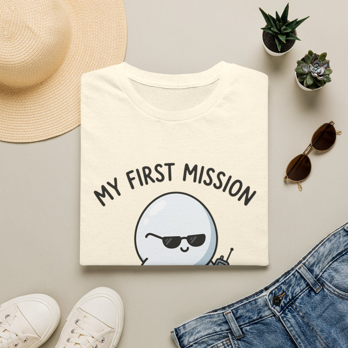 My First Mission Ghost T-Shirt — Cute Spooky Halloween Tee