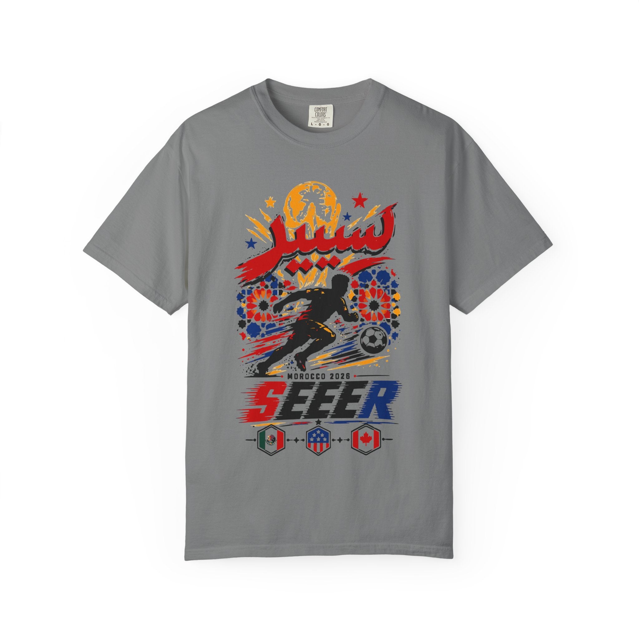 Seeer Soccer Vintage Graphic T-Shirt