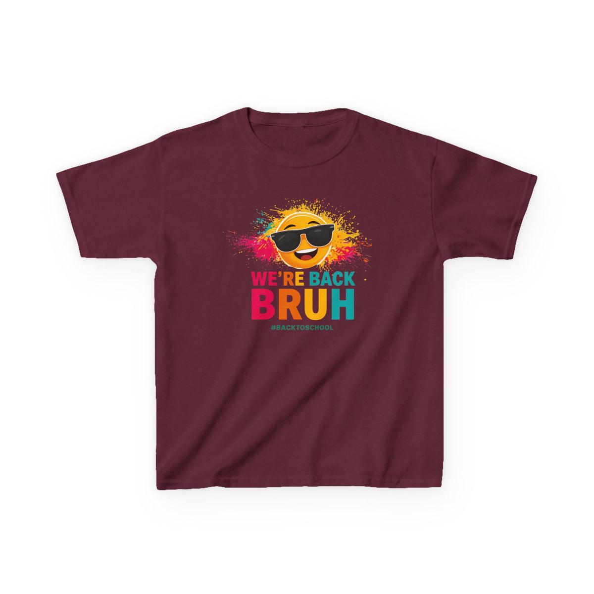 We're Back Bruh Sunglasses Kids Tee