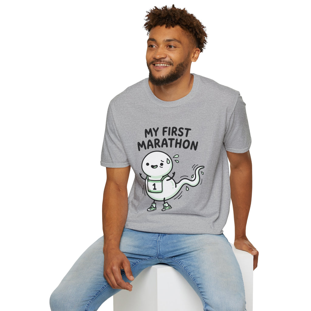 My First Marathon T-Shirt — Cute Beginner Runner Tee