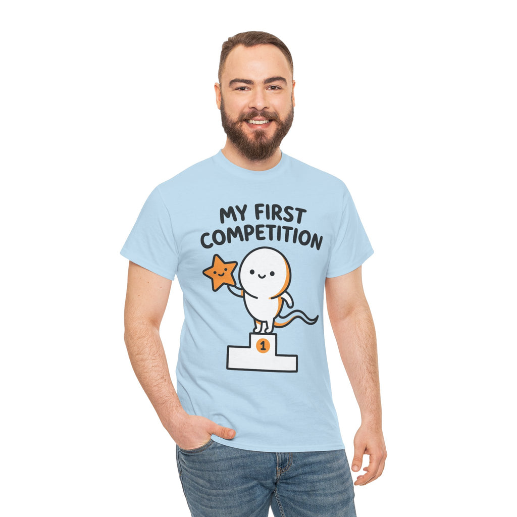 My First Competition Kids T‑Shirt – Cute Champ Podium Design