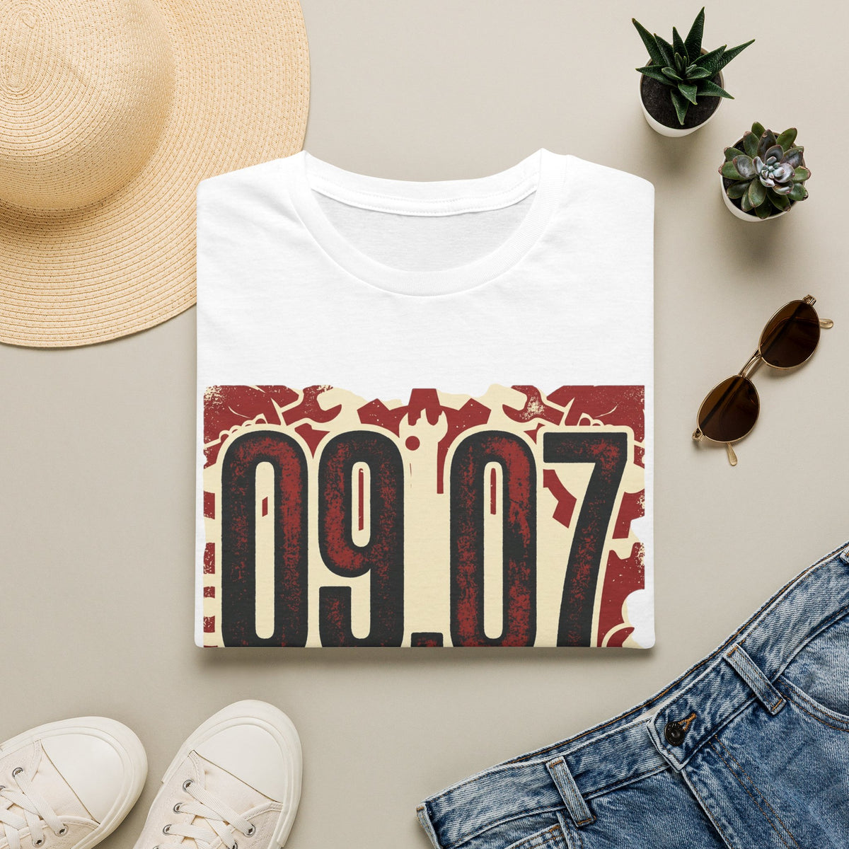 Labor Day 09.07 T-Shirt – 'A Day for Every Hand That Builds' Graphic Tee