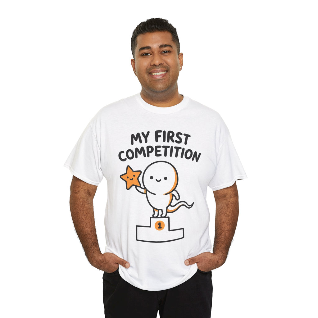 My First Competition Kids T‑Shirt – Cute Champ Podium Design