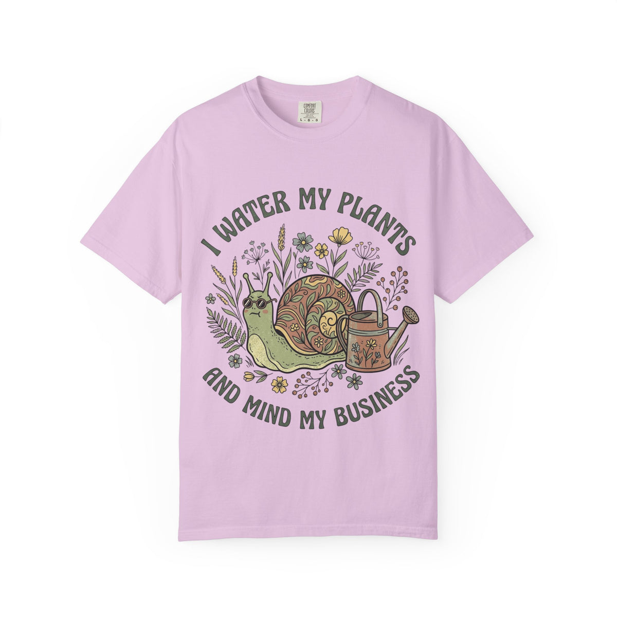 I Water My Plants & Mind My Business Tee