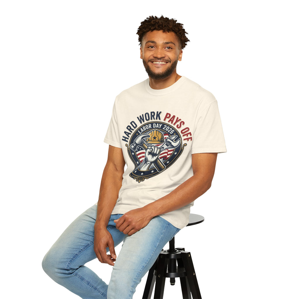 Labor Day 'Hard Work Pays Off' Graphic T-Shirt
