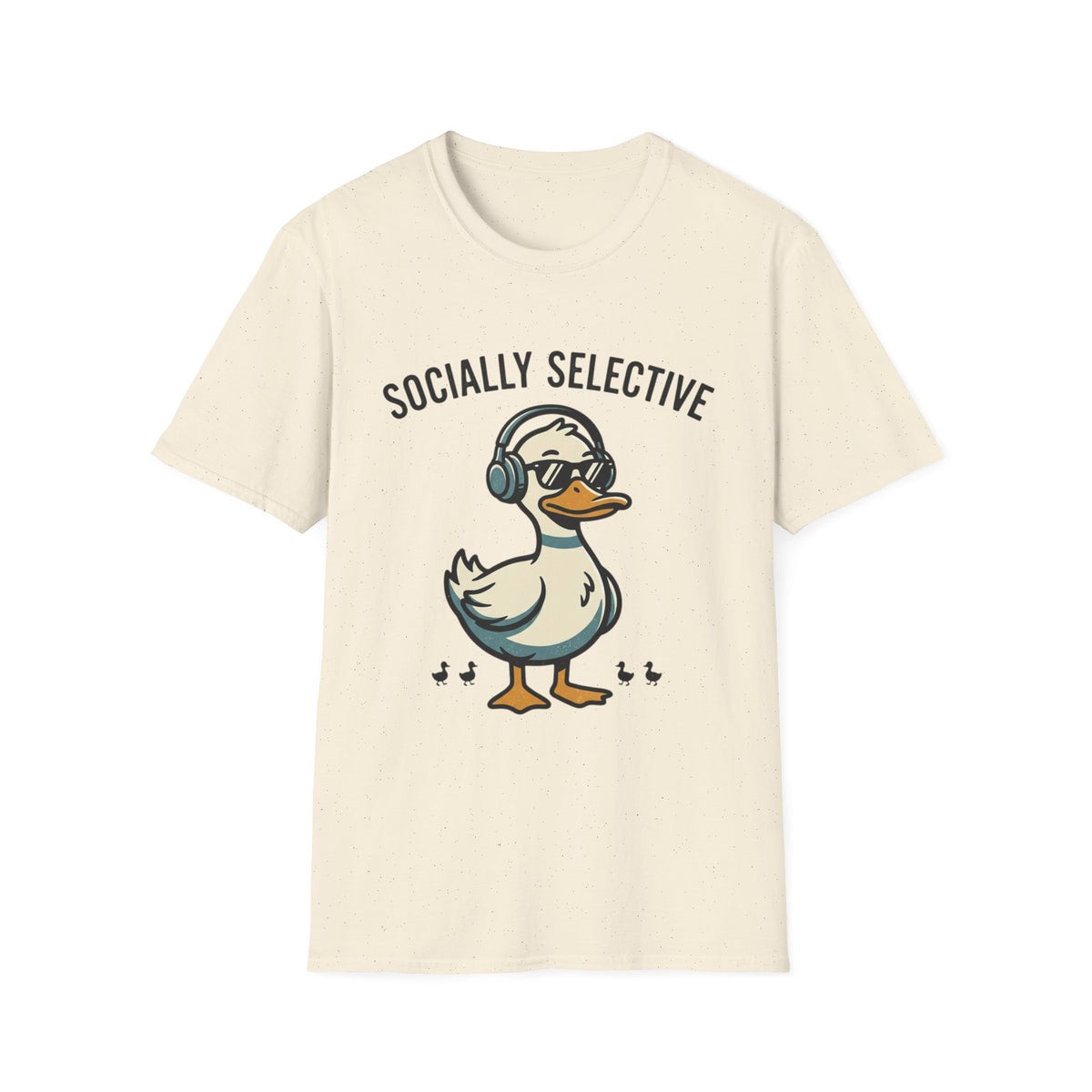 Socially Selective Duck T-Shirt — Funny Introvert Graphic Tee