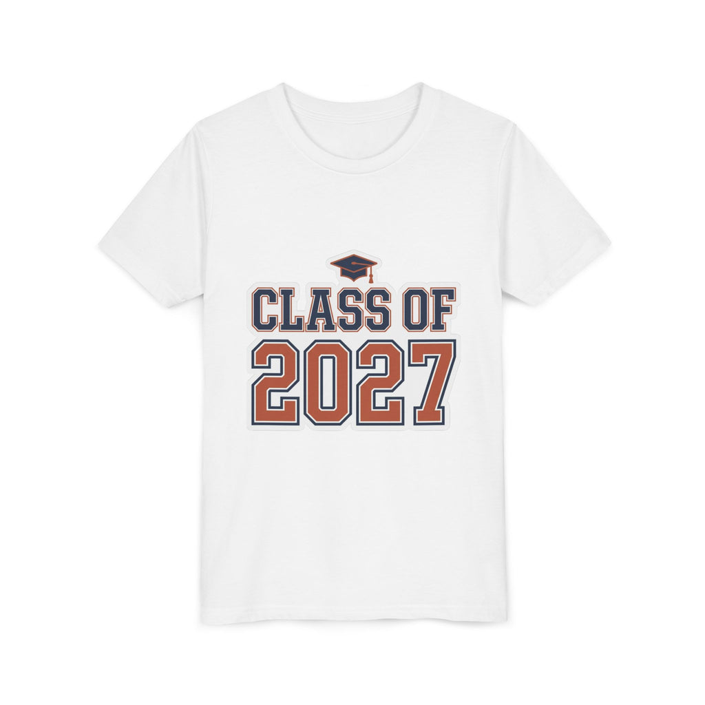 Class of 2027 Graduation Cap Kids Tee