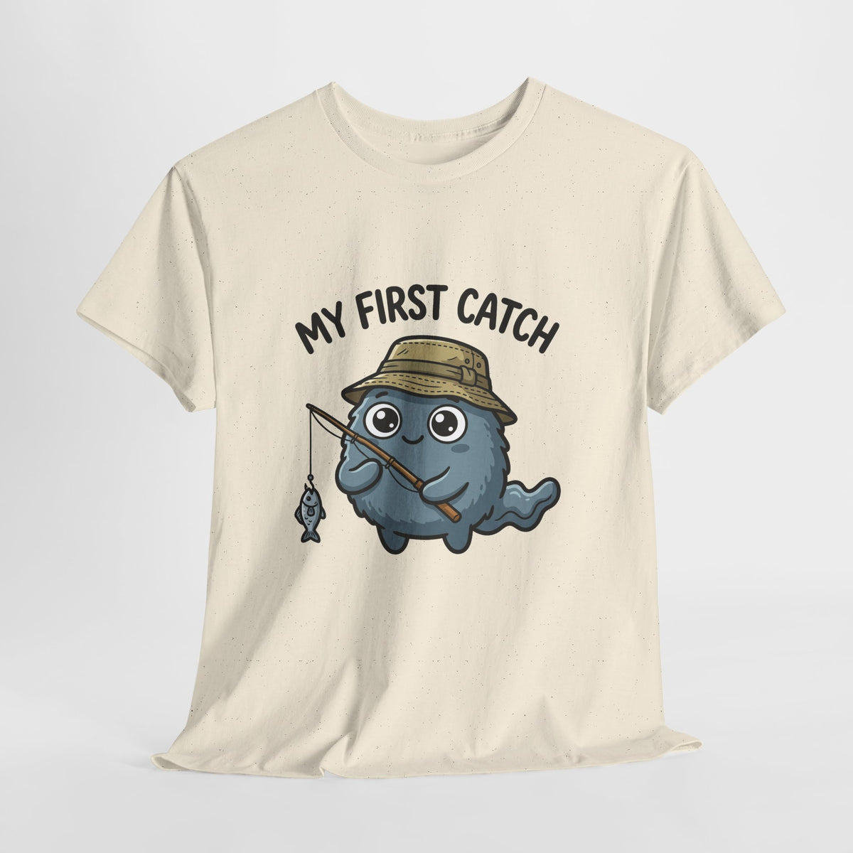 T-Shirt — "My First Catch" Cute Baby Narwhal Fishing Tee