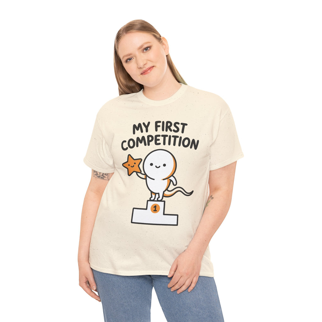 My First Competition Kids T‑Shirt – Cute Champ Podium Design