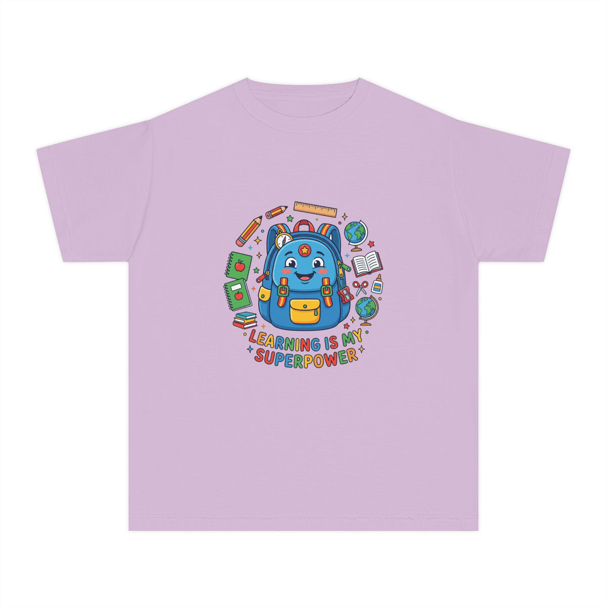 Learning Is My Superpower Kids Tee
