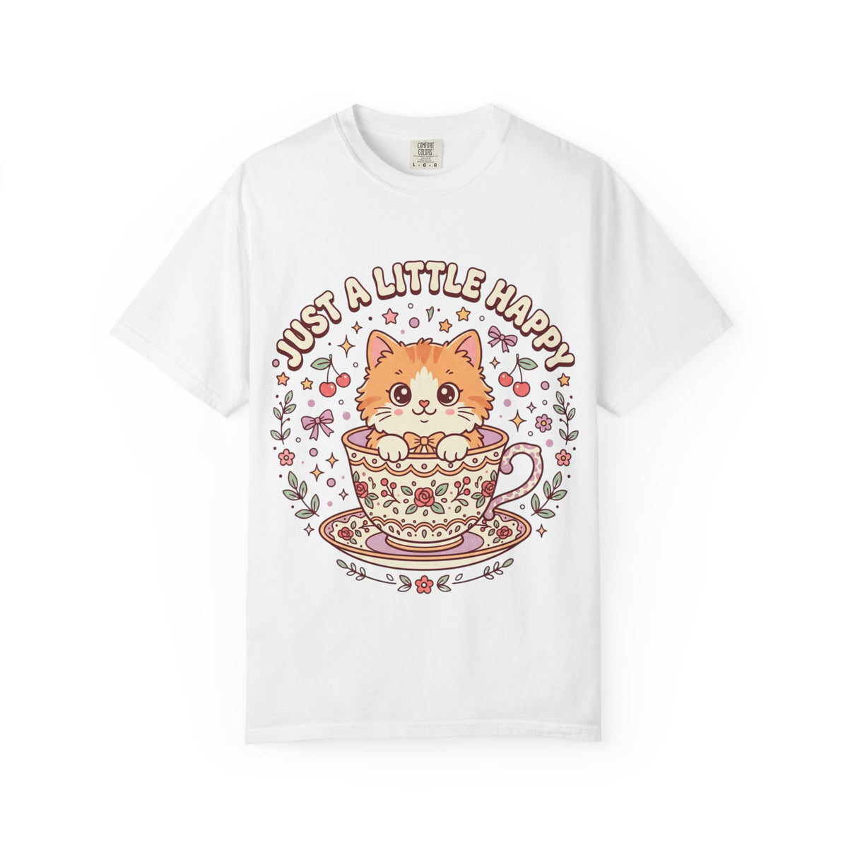 Just a Little Happy Kitty Tee
