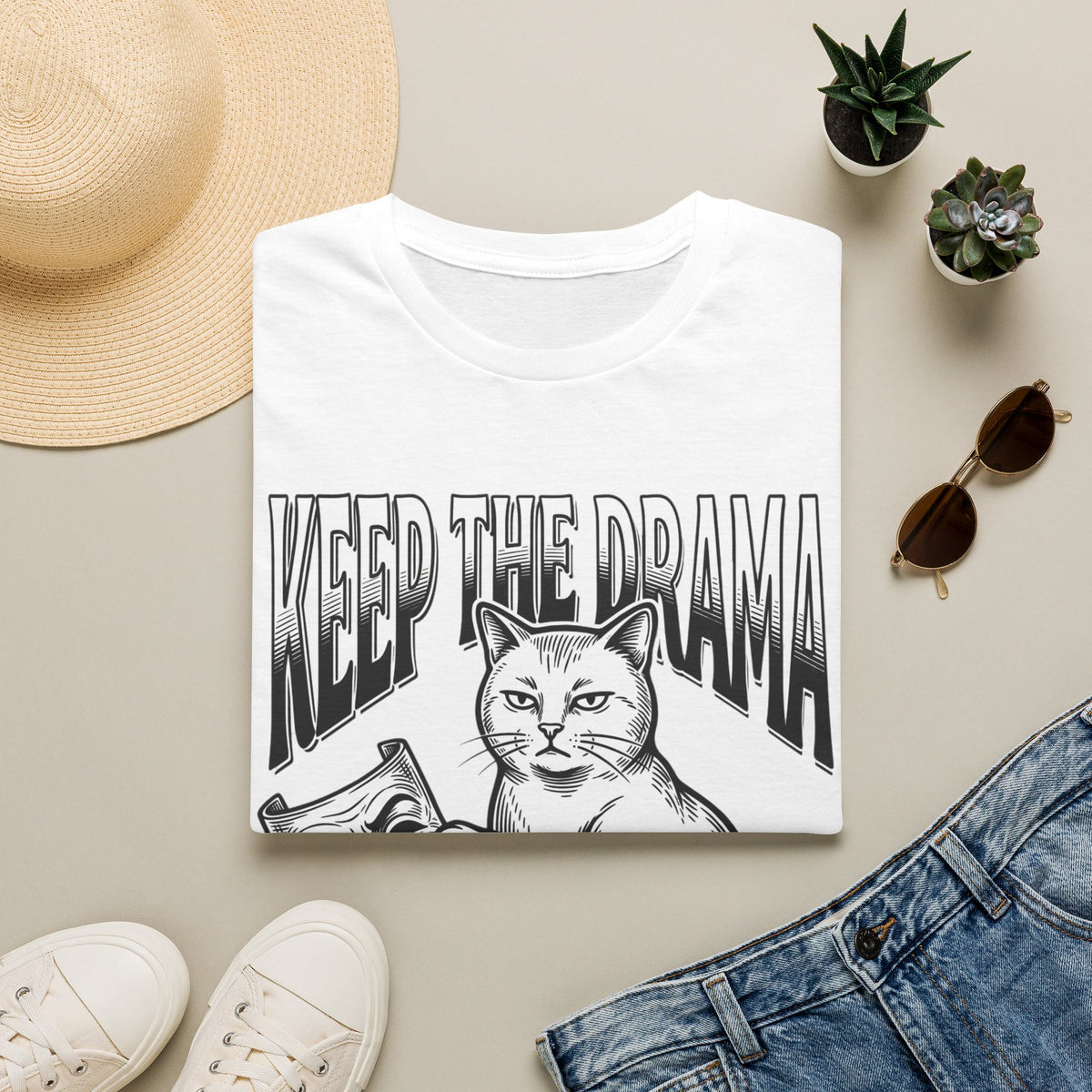 Keep the Drama Cat Tee