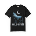 Wild & Free Wolf T-Shirt — Moonlit Woodland Graphic Tee