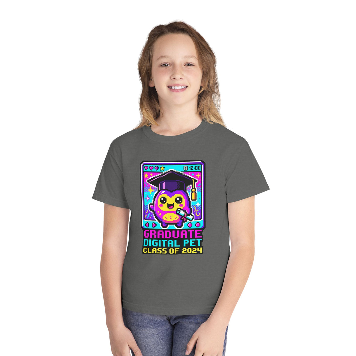 Graduate Digital Pet Kids Tee