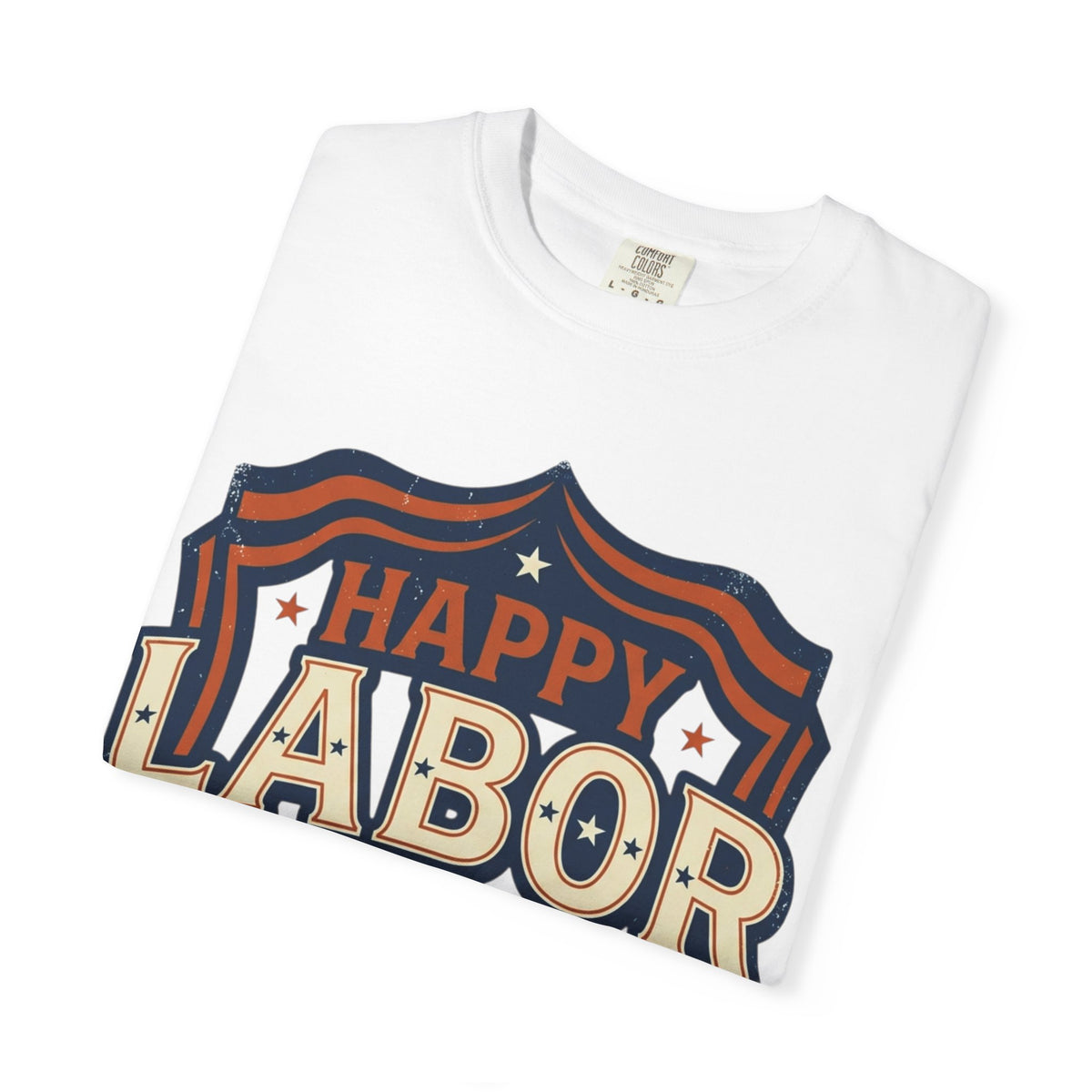Happy Labor Day 'Celebrate & Honor' Shield Graphic T-Shirt
