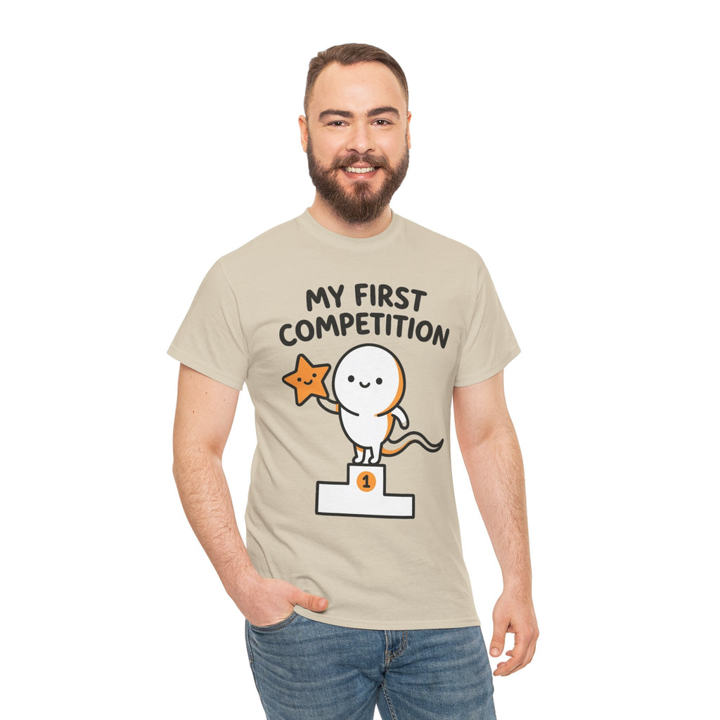 My First Competition Kids T‑Shirt – Cute Champ Podium Design