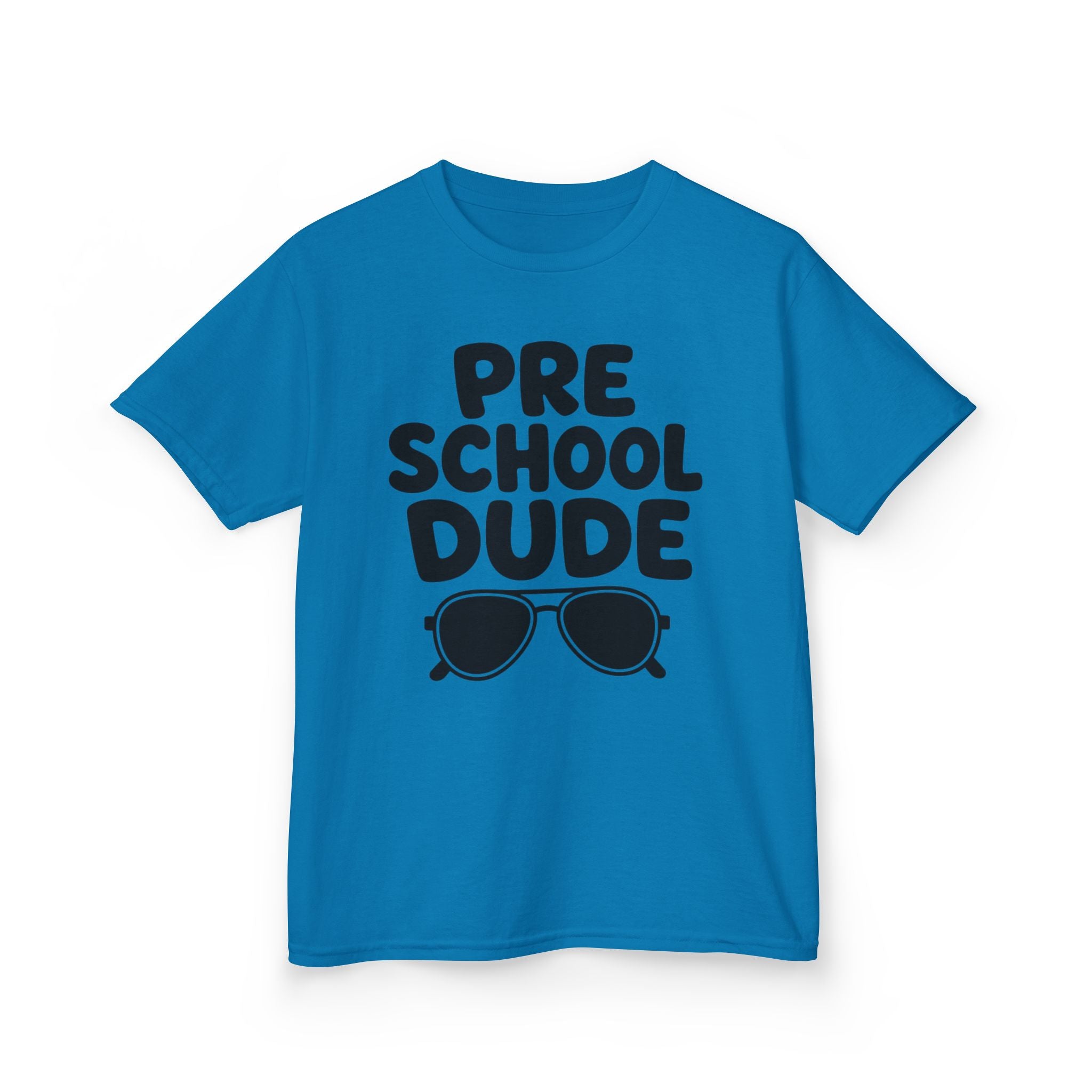 Preschool Dude Kids T‑Shirt — 'Preschool Dude' Sunglasses Graphic Tee for Boys