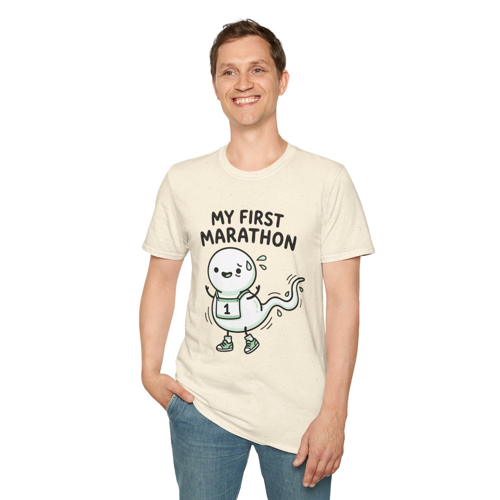 My First Marathon T-Shirt — Cute Beginner Runner Tee