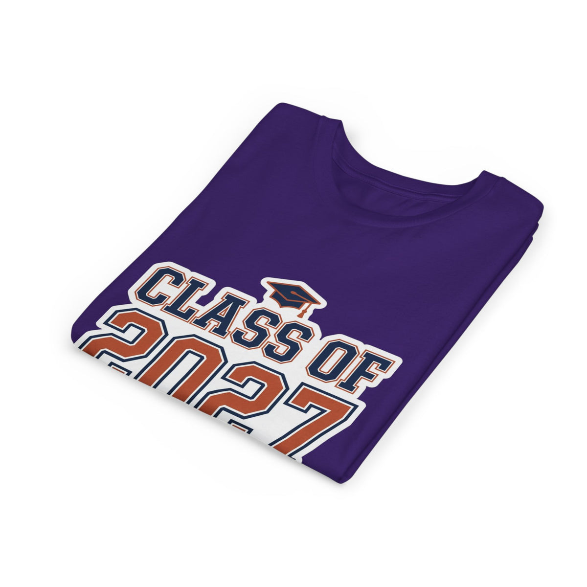 Class of 2027 Graduation Cap Kids Tee