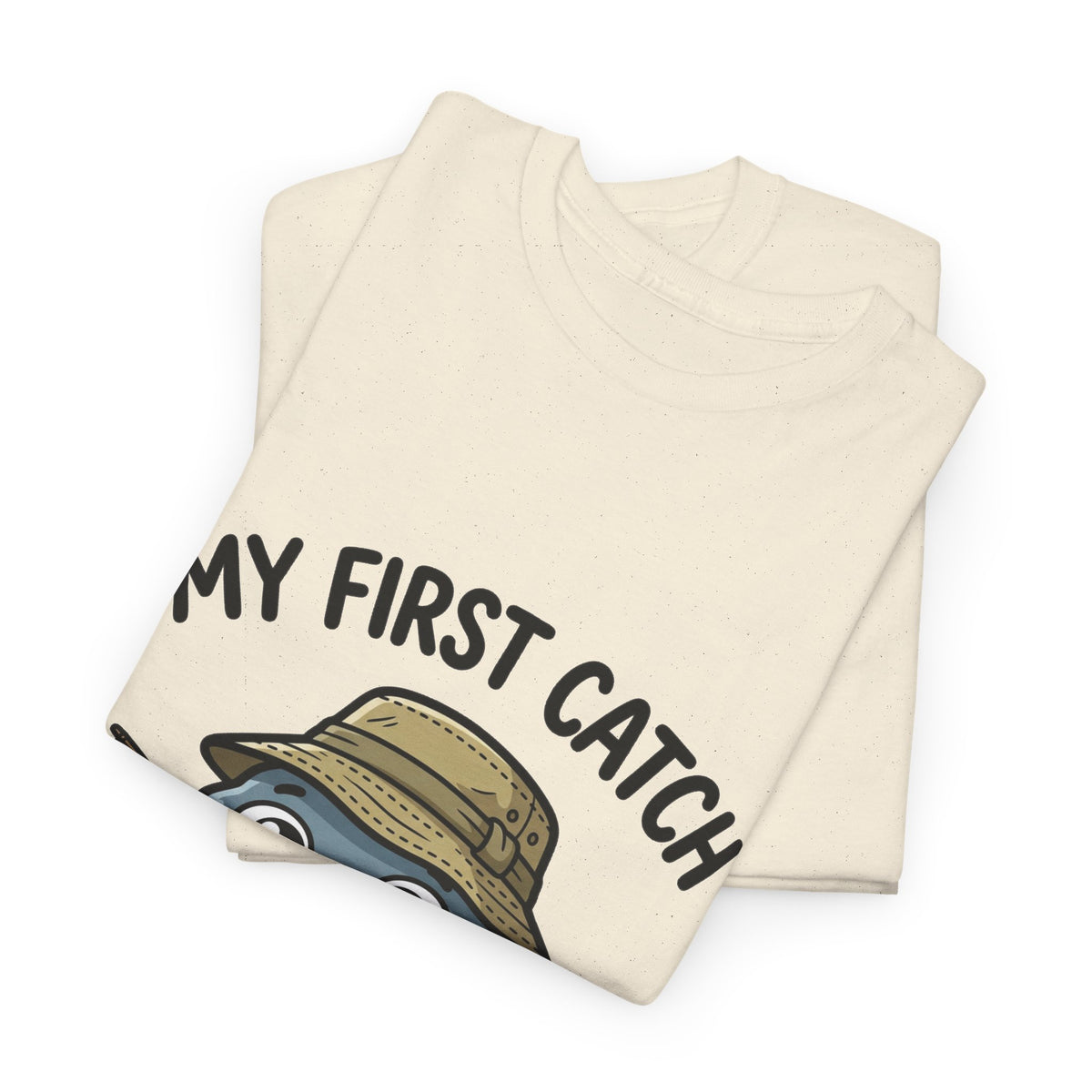 T-Shirt — "My First Catch" Cute Baby Narwhal Fishing Tee