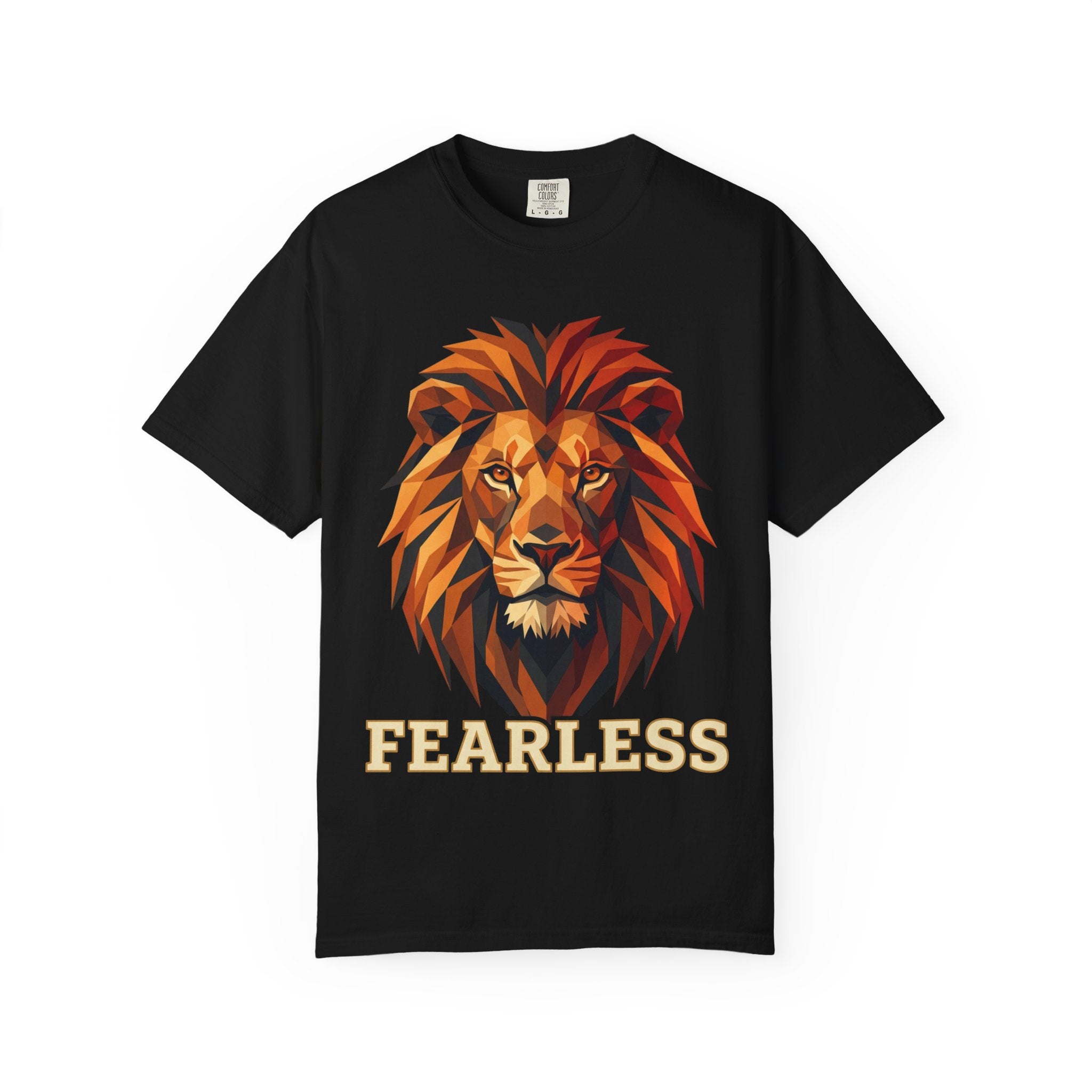 Fearless Lion T-Shirt — Bold Graphic Tee with Lion Head