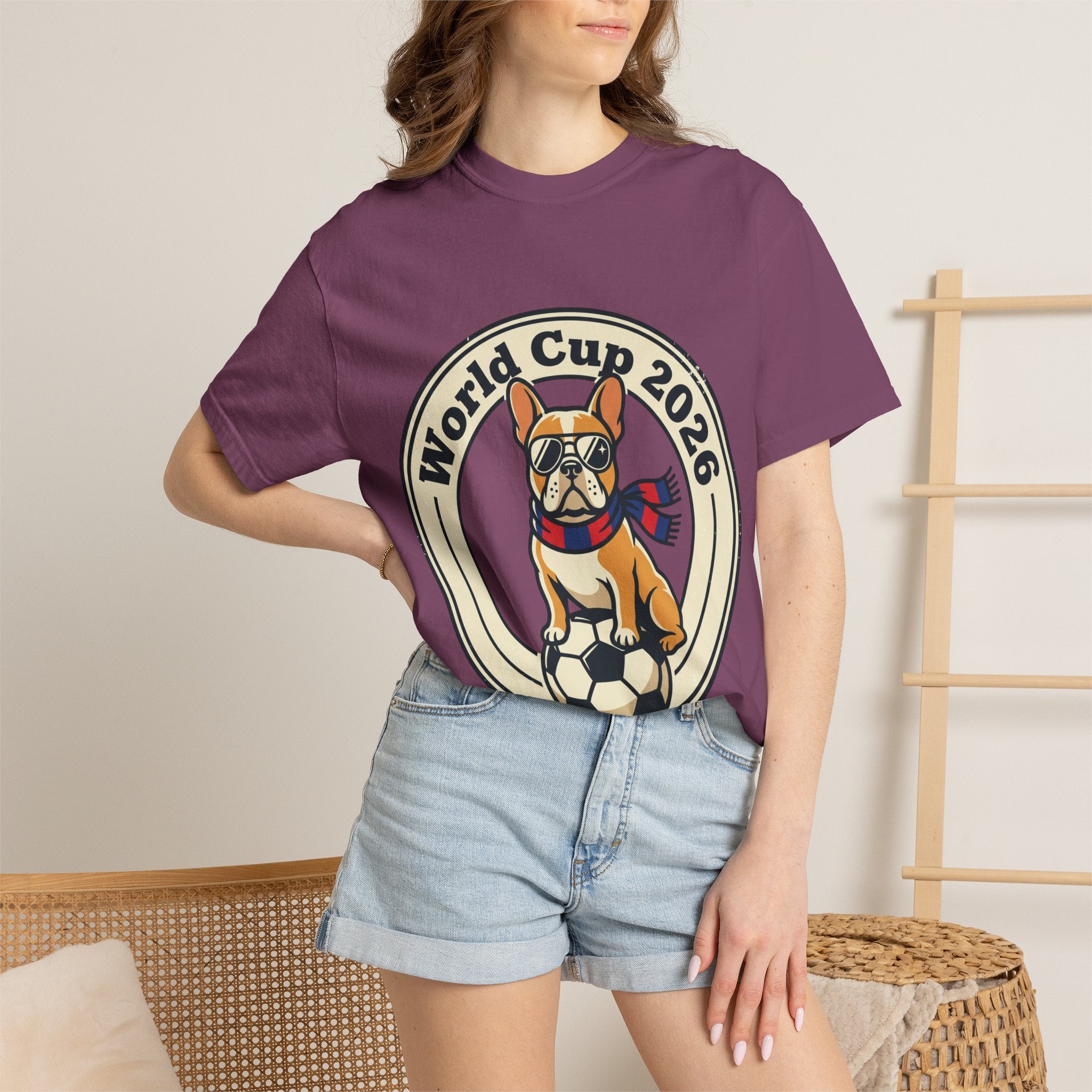 World Cup 2026 French Bulldog Soccer T-Shirt