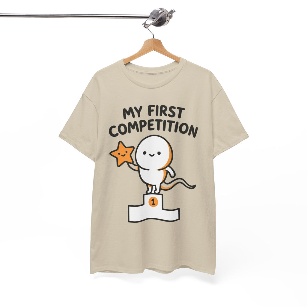 My First Competition Kids T‑Shirt – Cute Champ Podium Design