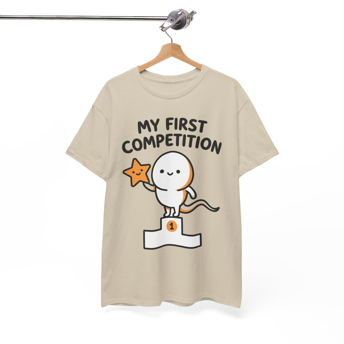 My First Competition Kids T‑Shirt – Cute Champ Podium Design