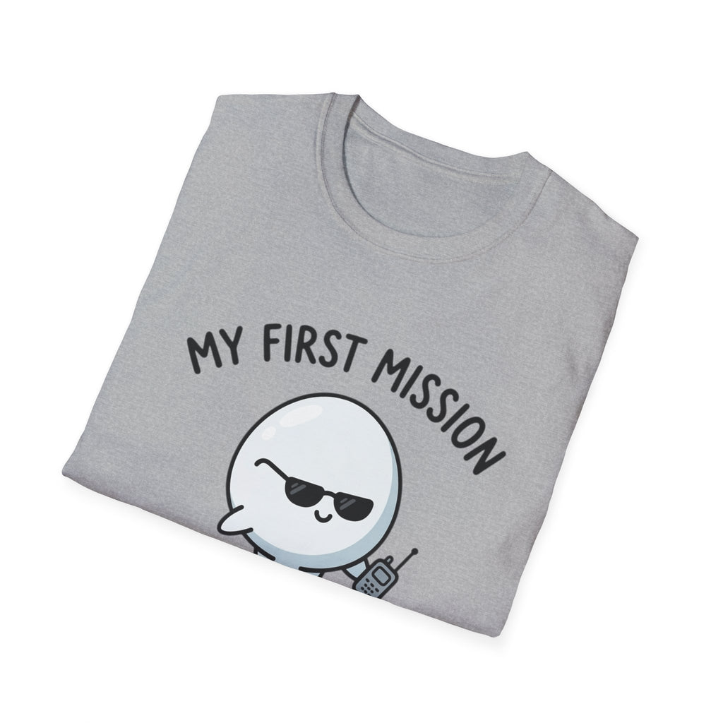My First Mission Ghost T-Shirt — Cute Spooky Halloween Tee