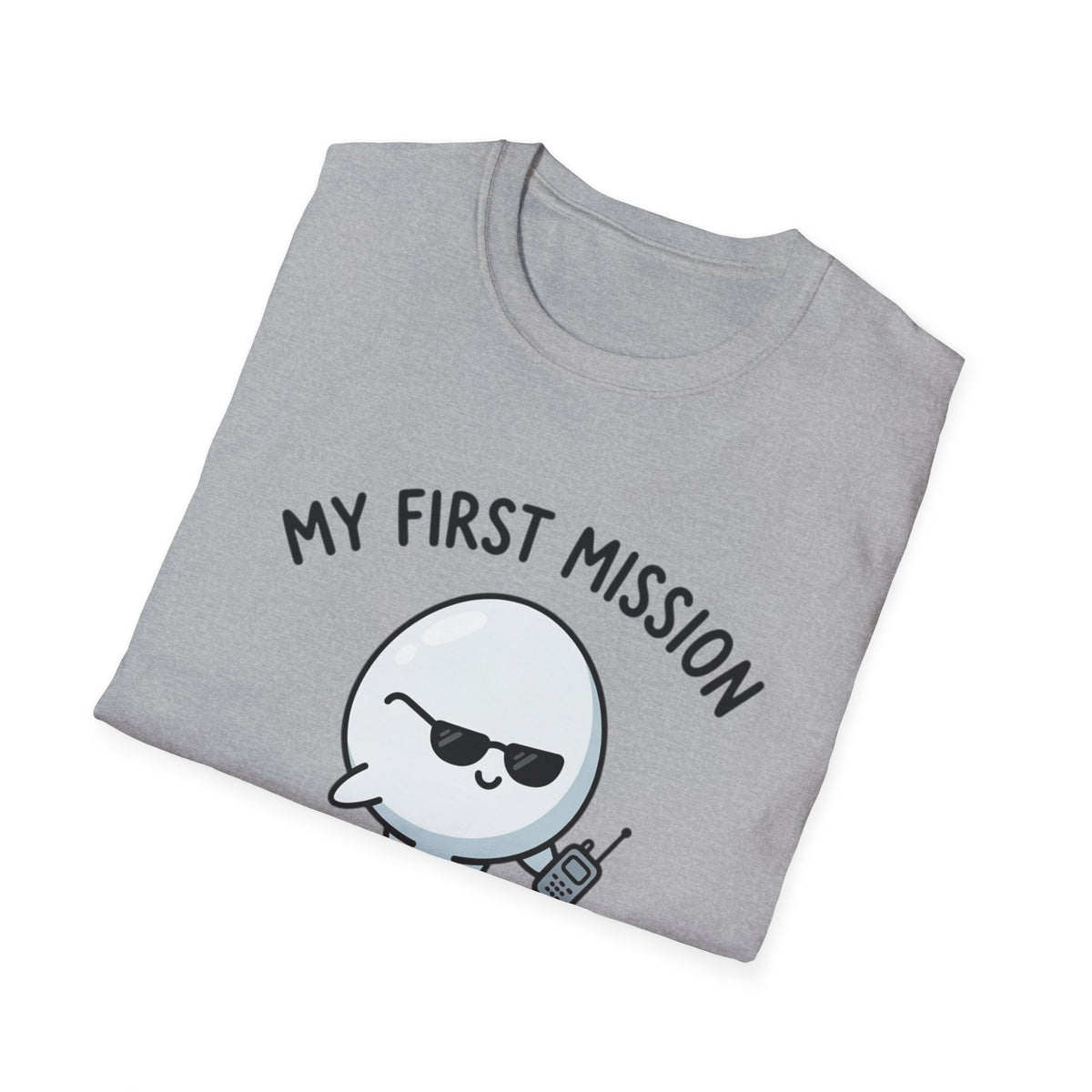 My First Mission Ghost T-Shirt — Cute Spooky Halloween Tee