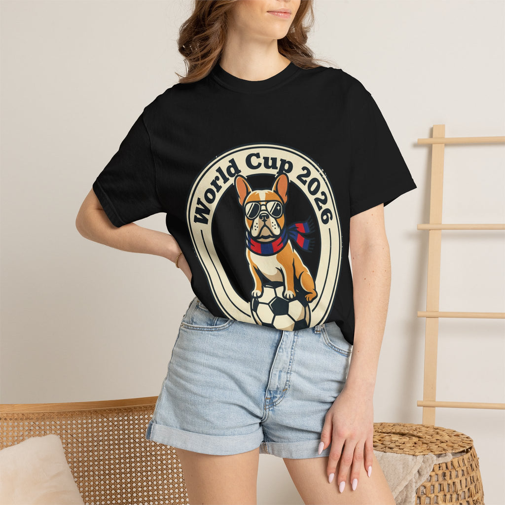 World Cup 2026 French Bulldog Soccer T-Shirt