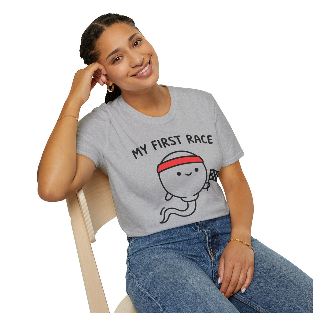 My First Race T‑Shirt — Cute Baby First Race Bodysuit Gift
