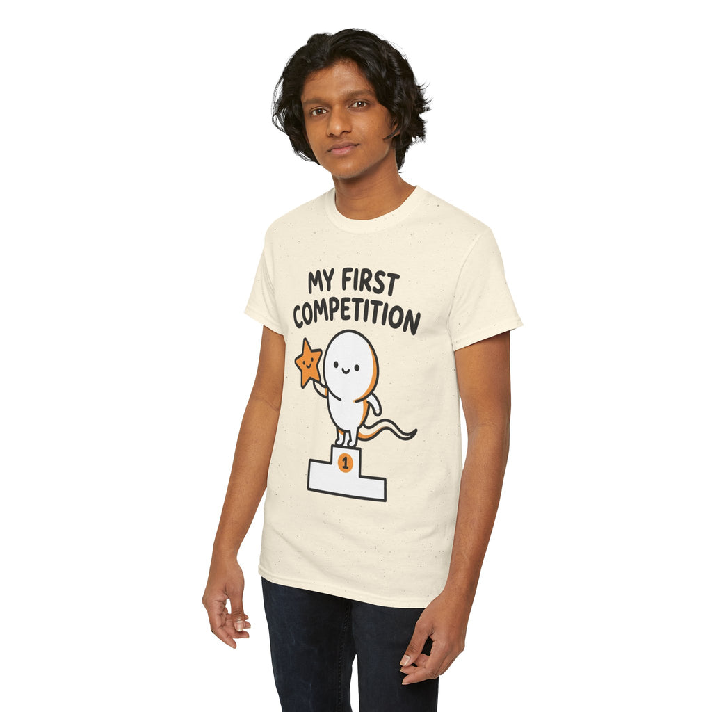 My First Competition Kids T‑Shirt – Cute Champ Podium Design
