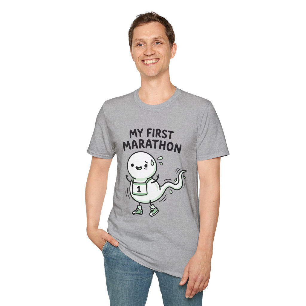 My First Marathon T-Shirt — Cute Beginner Runner Tee