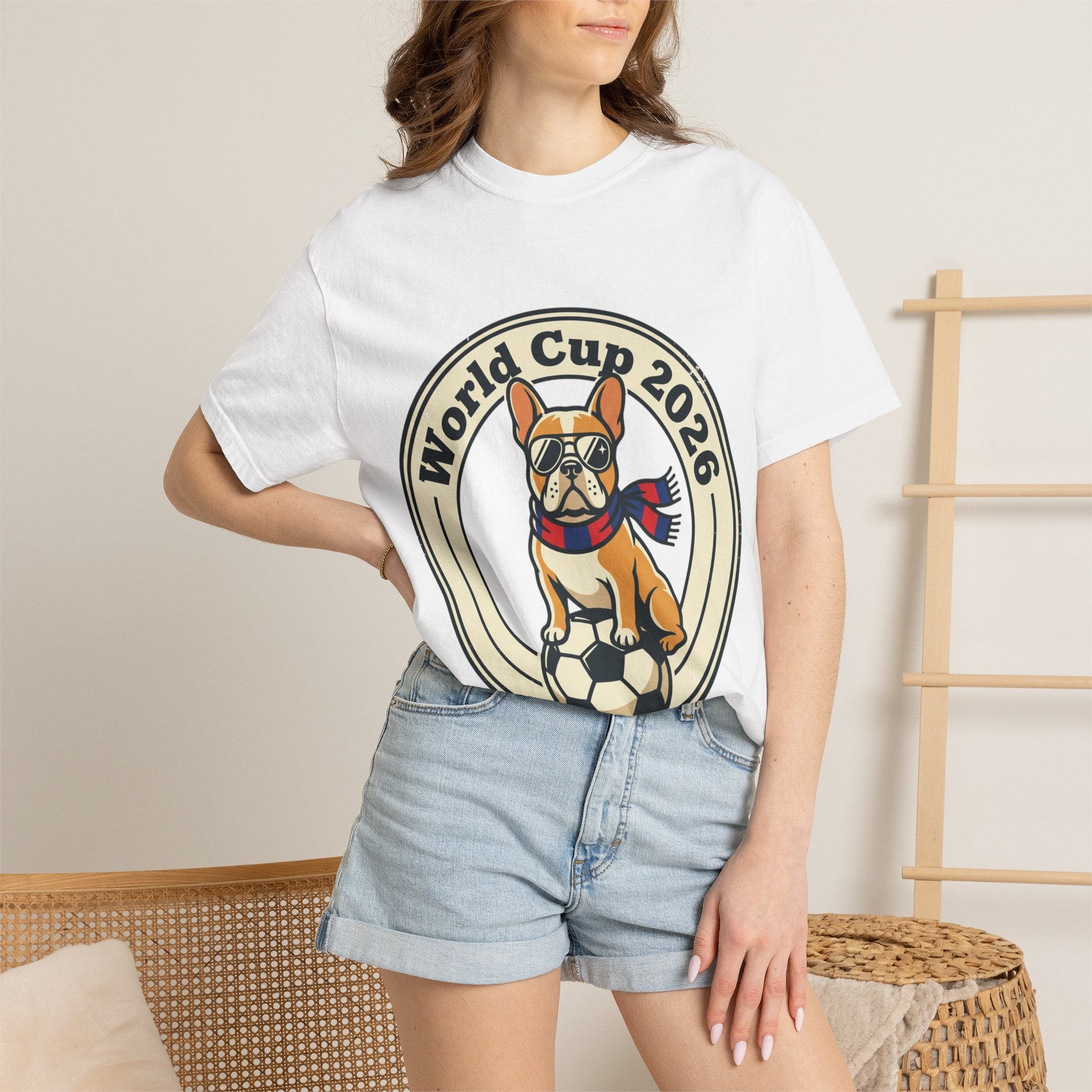World Cup 2026 French Bulldog Soccer T-Shirt