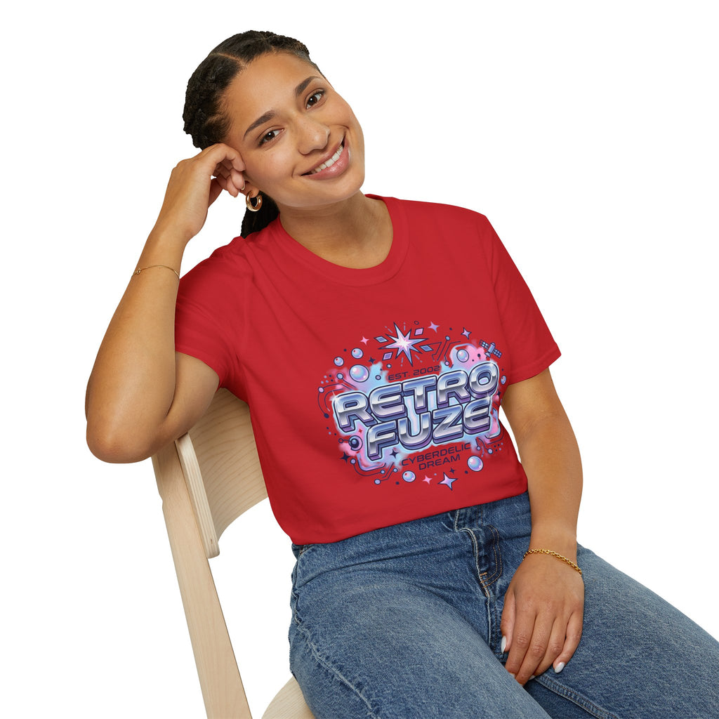 Retro Futuristic T-Shirt — "Retro Evlze" Graphic Tee (Est. 2002)