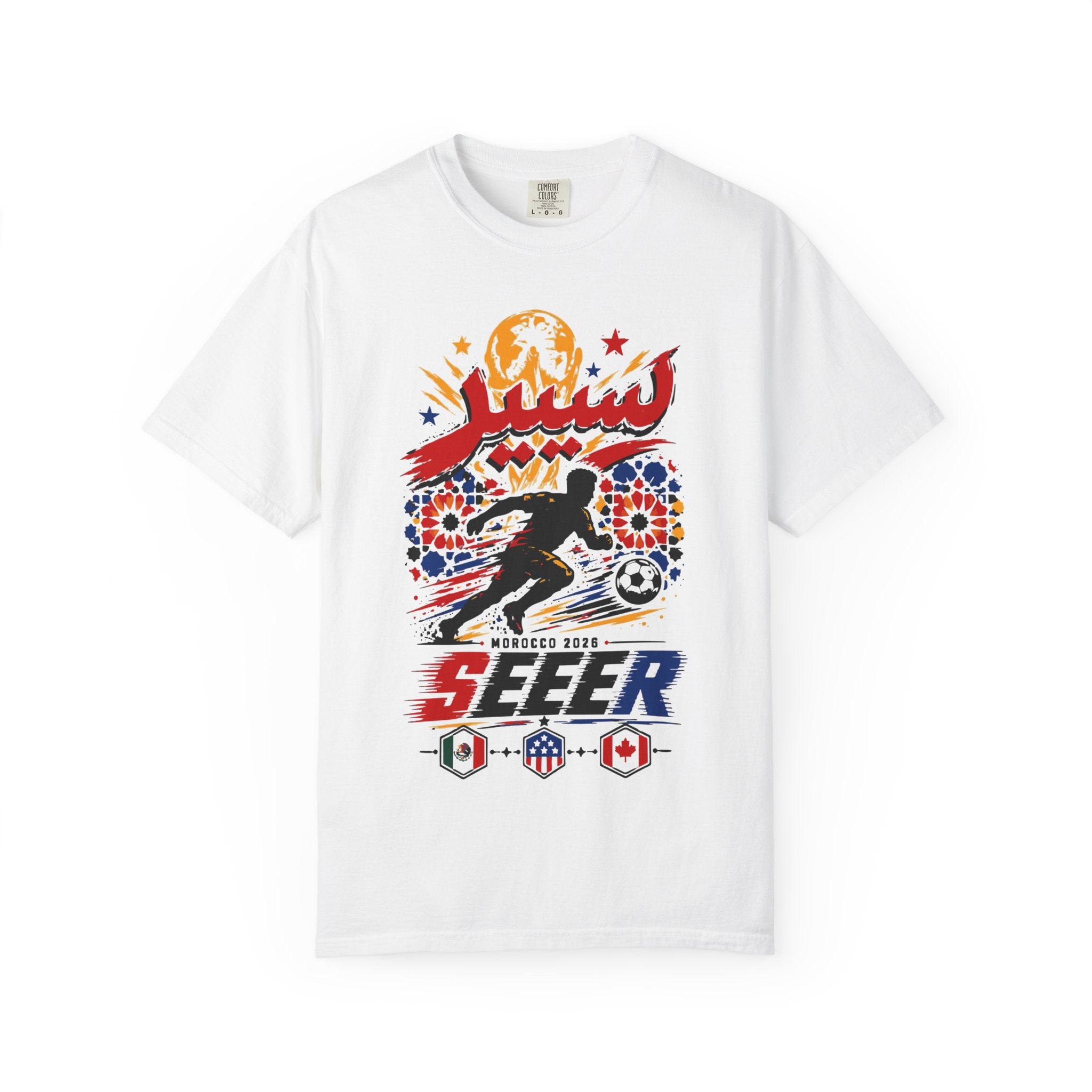 Seeer Soccer Vintage Graphic T-Shirt