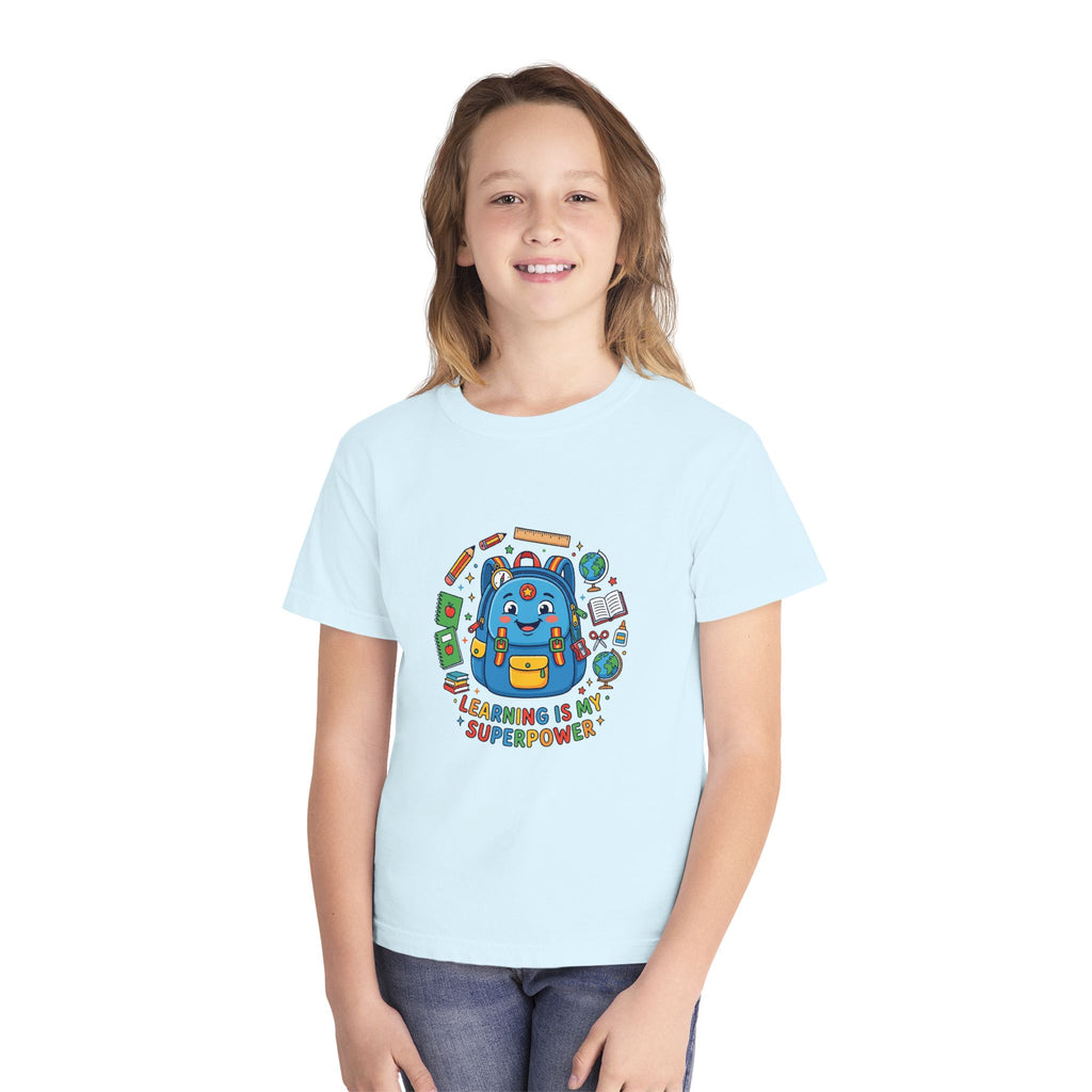 Learning Is My Superpower Kids Tee