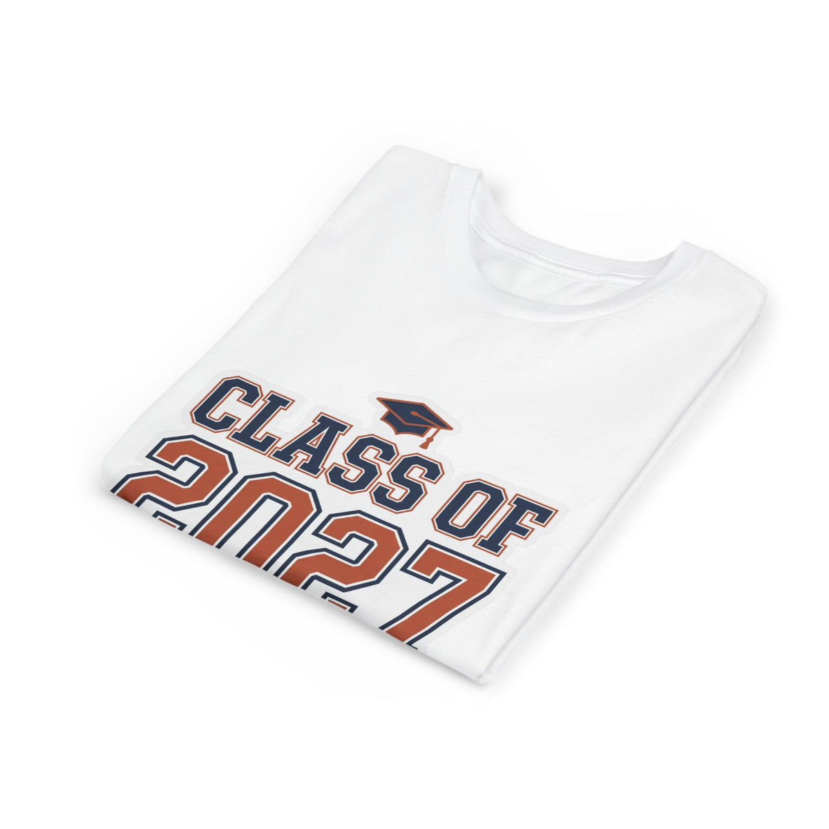 Class of 2027 Graduation Cap Kids Tee